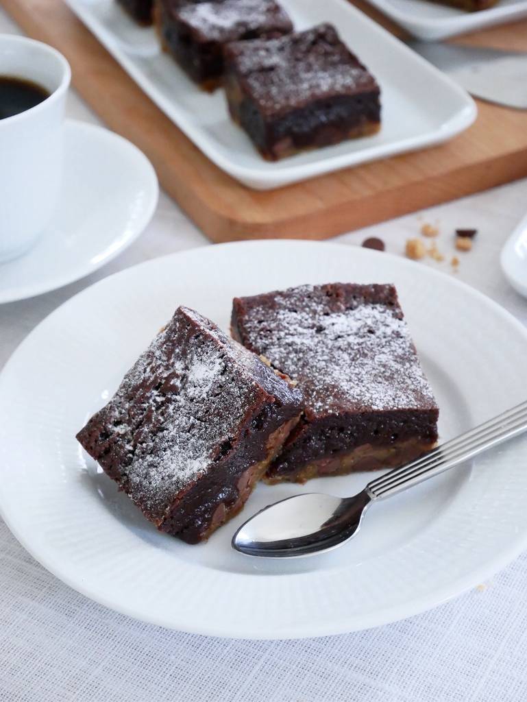 Brownie med cookie dough 10 Brownie med cookie dough | Receptskatt