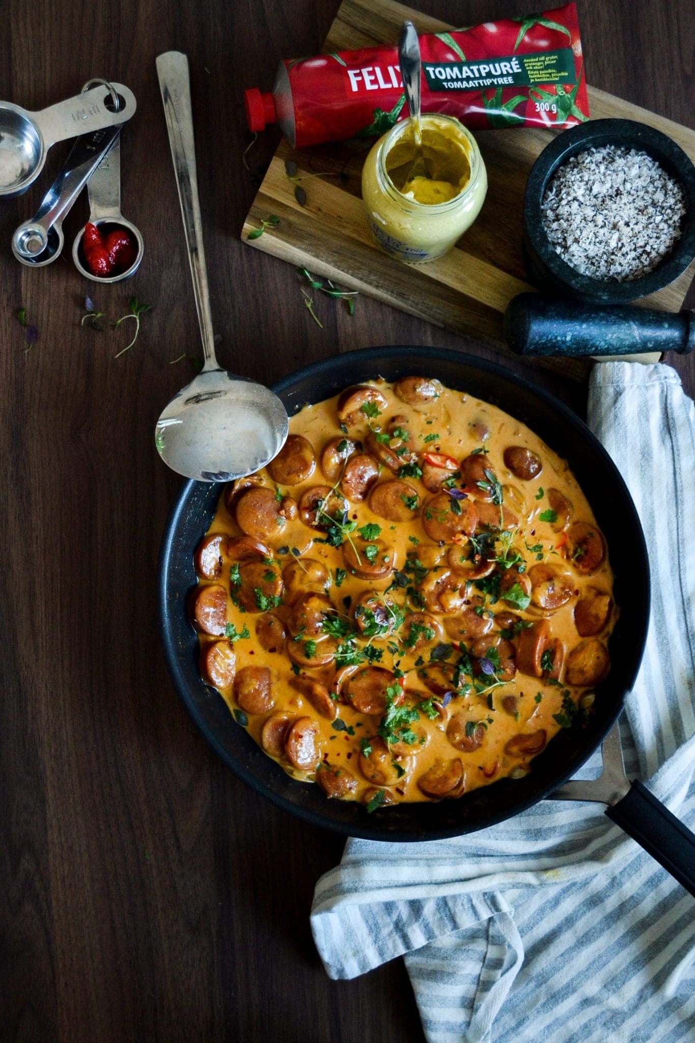 Stark korvstrogge med chorizo och chili Stark korvstrogge med chorizo och chili