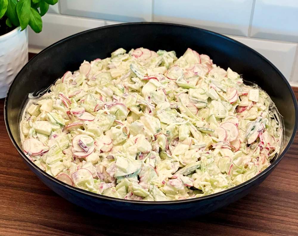 Krämig grillsallad Krämig grillsallad