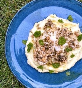Rostad blomkålssteak med mandelpotatispuré 10 Rostad blomkålssteak med mandelpotatispuré | Receptskatt
