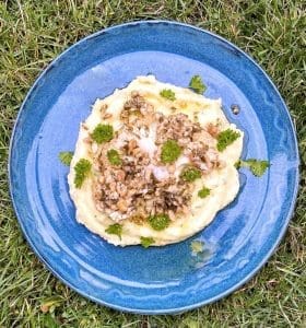 Rostad blomkålssteak med mandelpotatispuré 9 Rostad blomkålssteak med mandelpotatispuré | Receptskatt