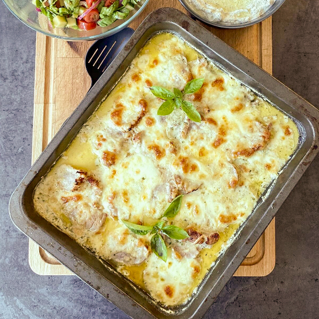 Potatisgratäng med fläskfilé Potatisgratäng med fläskfilé