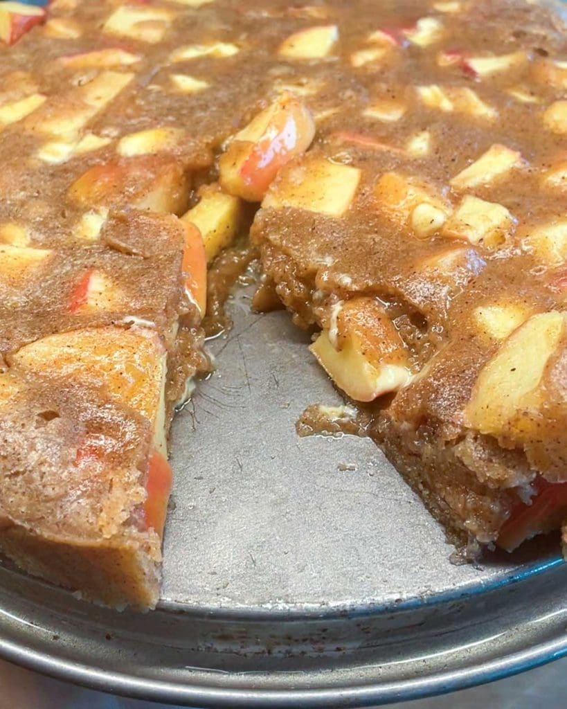 Äppelkladdkaka med vit choklad 4 Äppelkladdkaka med vit choklad | Receptskatt