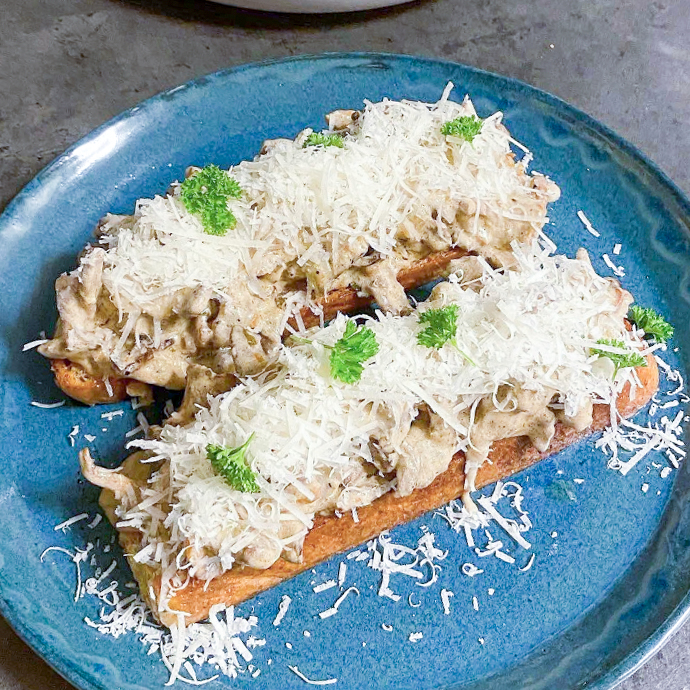 Kantarellmacka med lövbiff 6 Kantarellmacka med lövbiff | Receptskatt