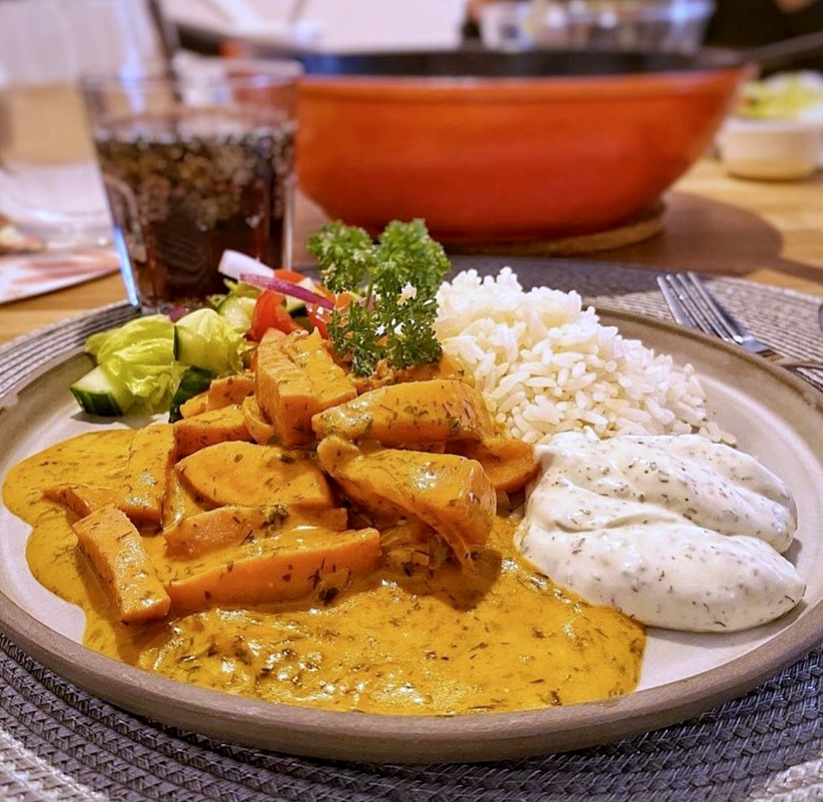 Mats korv stroganoff med dill Mats korv stroganoff med dill