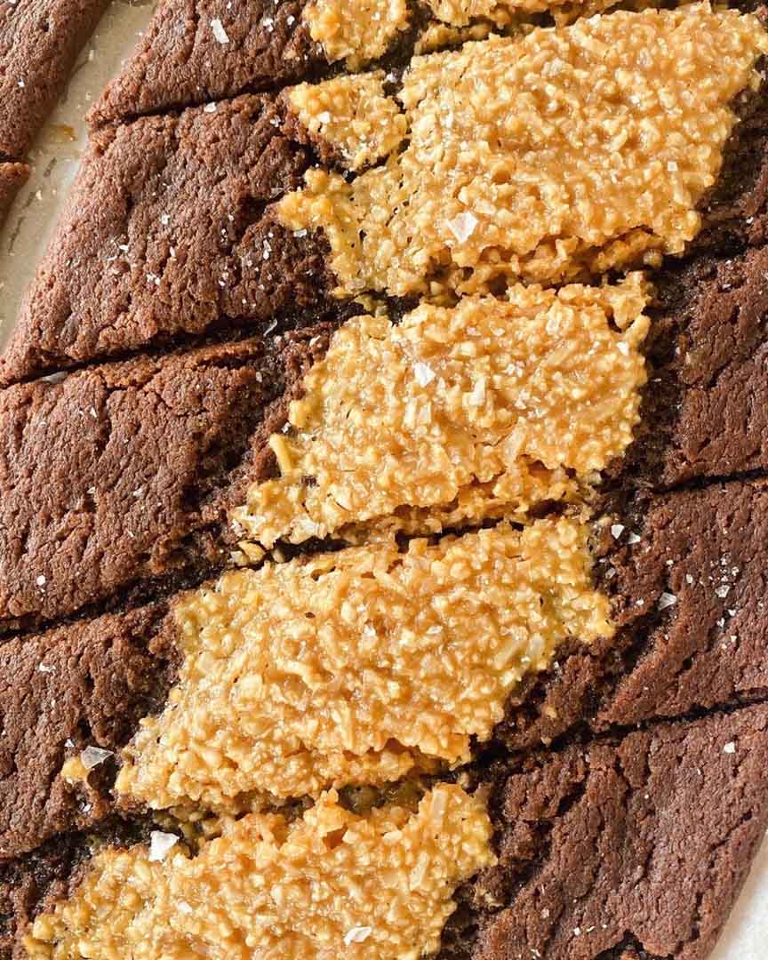 Chokladsnittar med kokostosca Chokladsnittar med kokostosca