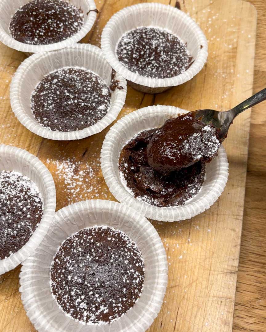 Kladdkaksmuffins Kladdkaksmuffins