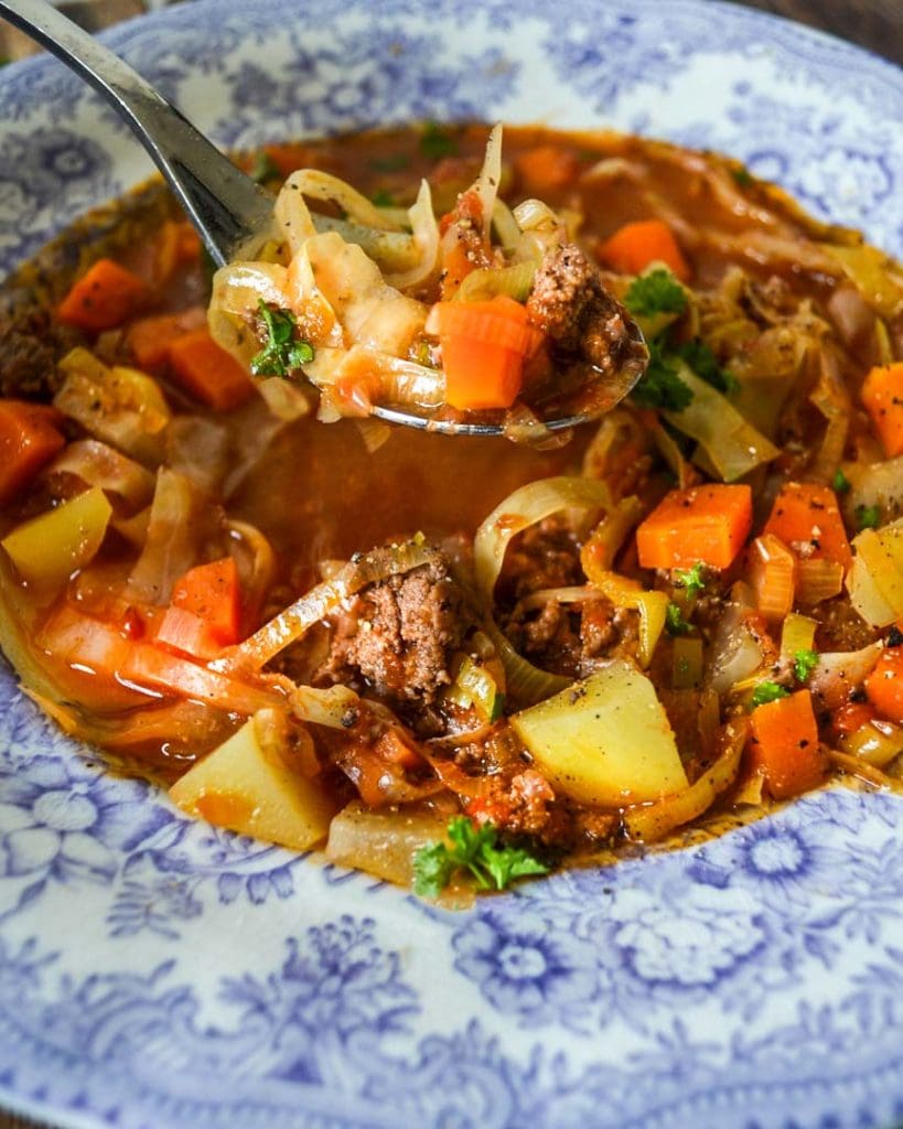 Soppa med köttfärs och rotfrukter 4 Soppa med köttfärs och rotfrukter | Receptskatt