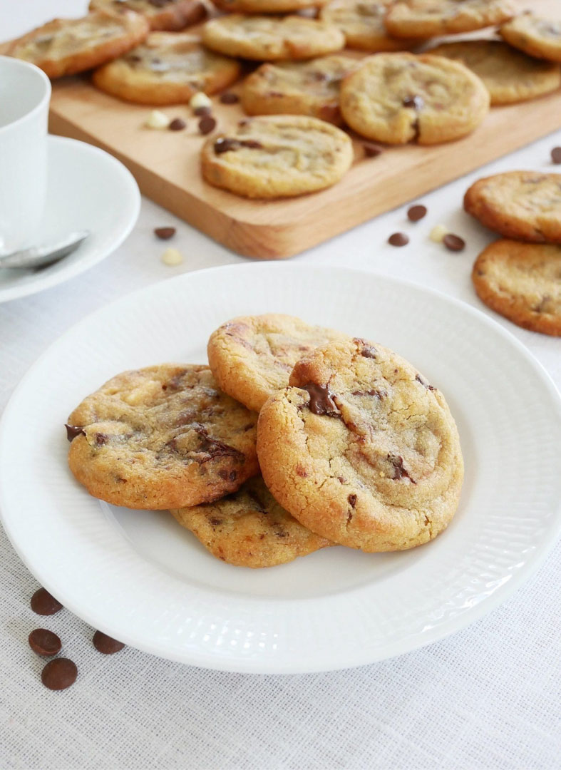 Triple Chocolate Chip Cookies Triple Chocolate Chip Cookies
