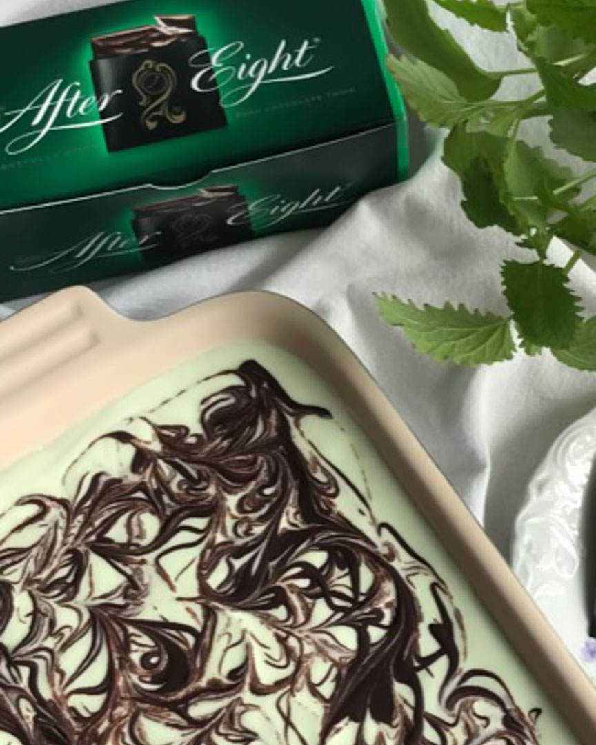 Mintglass med After Eight Mintglass med After Eight