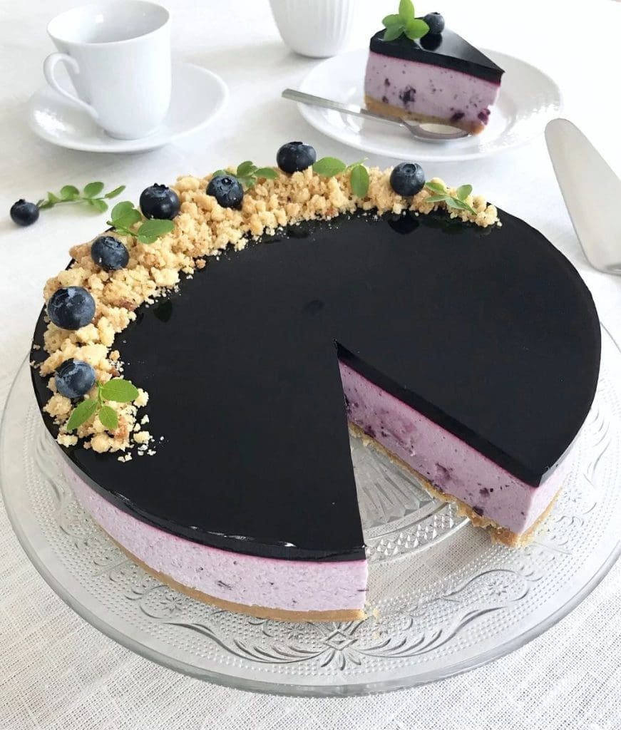 Blåbärscheesecake 10 Blåbärscheesecake | Receptskatt