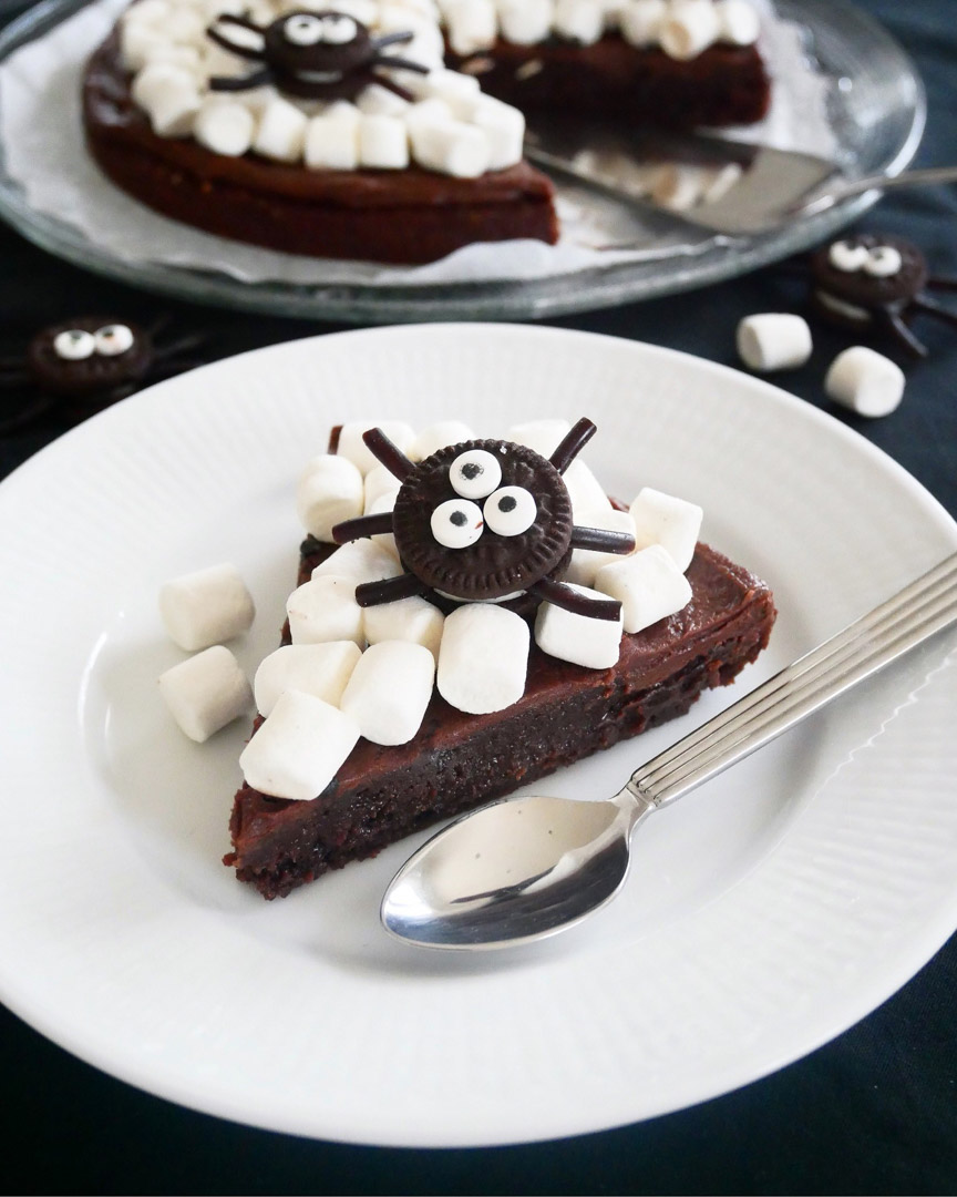 Halloweenkladdkaka Halloweenkladdkaka