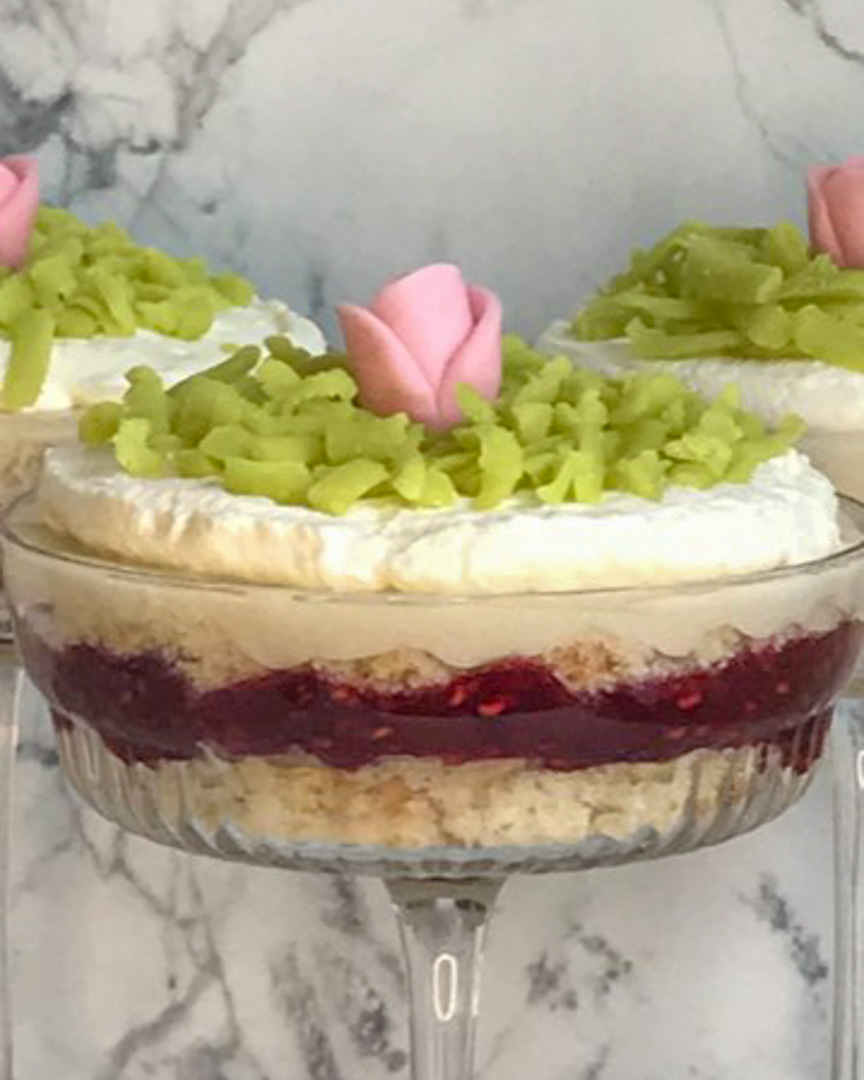 Prinsesstårta i glas Prinsesstårta i glas