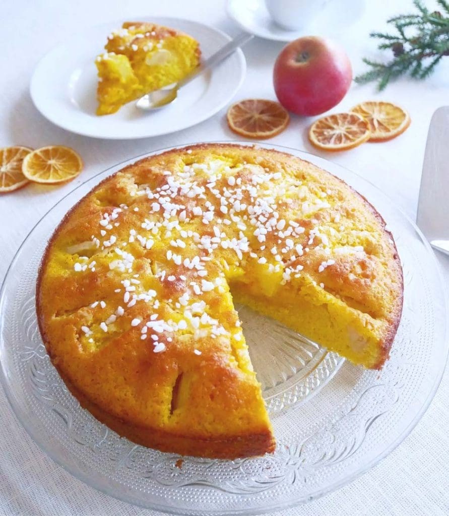 Saffranskaka med äpple och apelsin 9 Saffranskaka med äpple och apelsin | Receptskatt