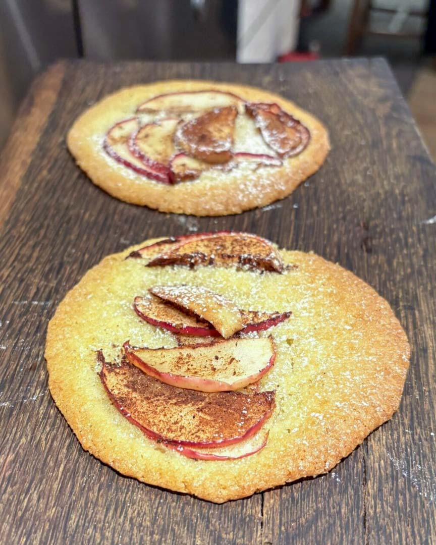 Knäckiga och sega äppelpajcookies Knäckiga och sega äppelpajcookies
