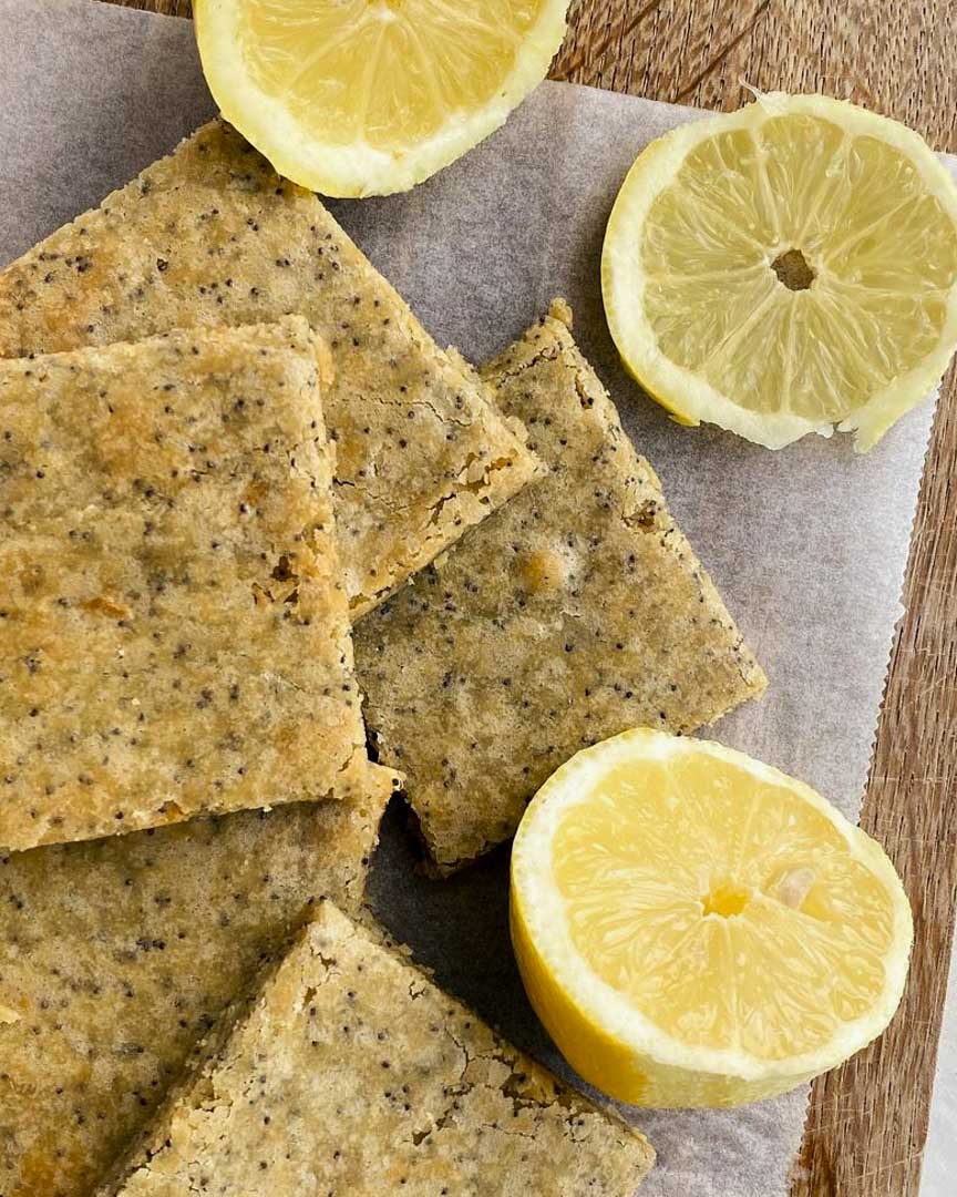 Citron – och vallmoblondies Citron – och vallmoblondies