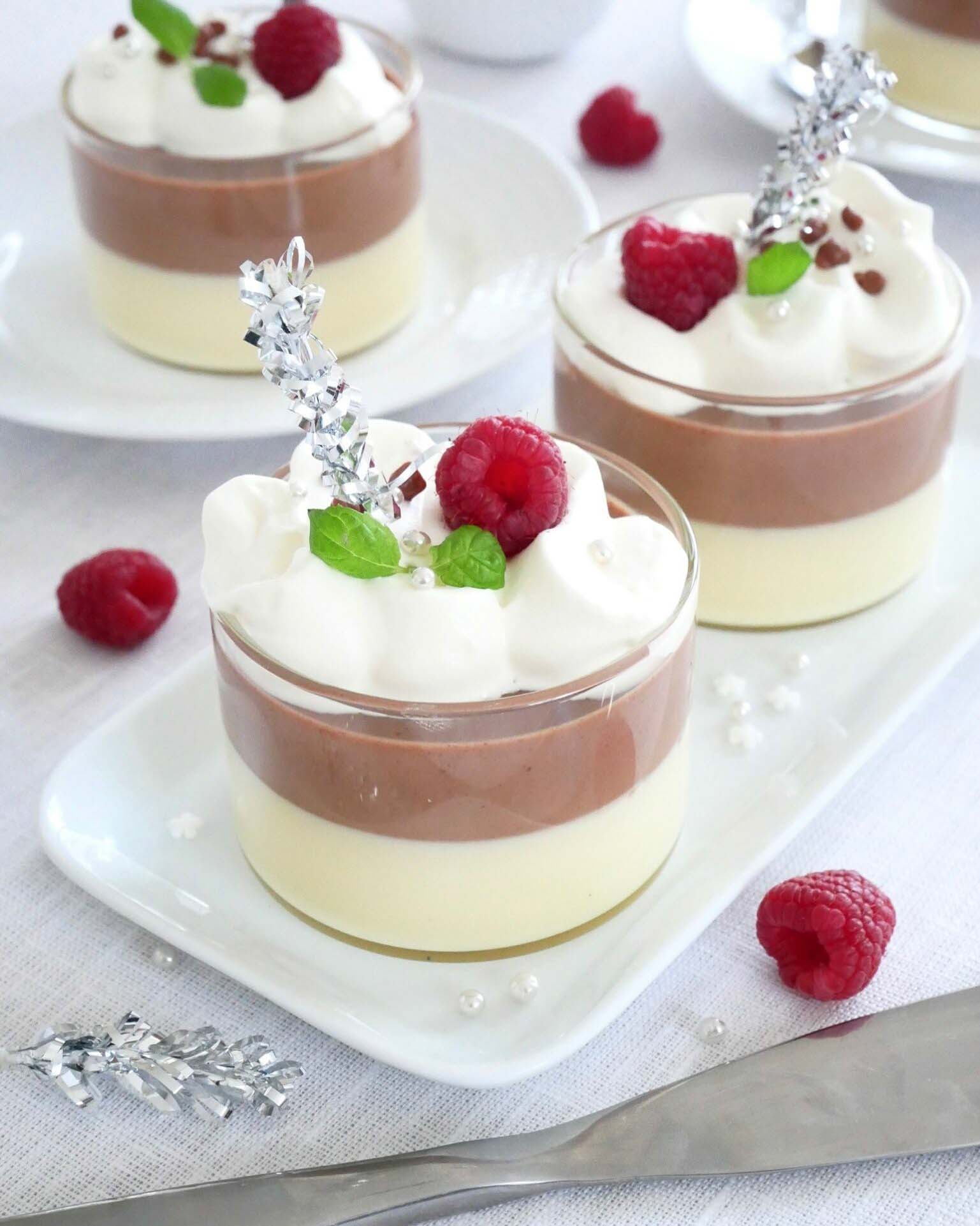 Nyårspannacotta Nyårspannacotta