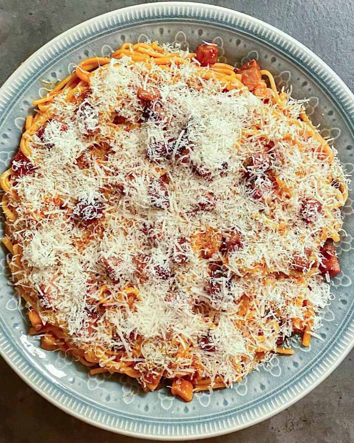 Pasta all´amatriciana 4 Pasta all´amatriciana | Receptskatt