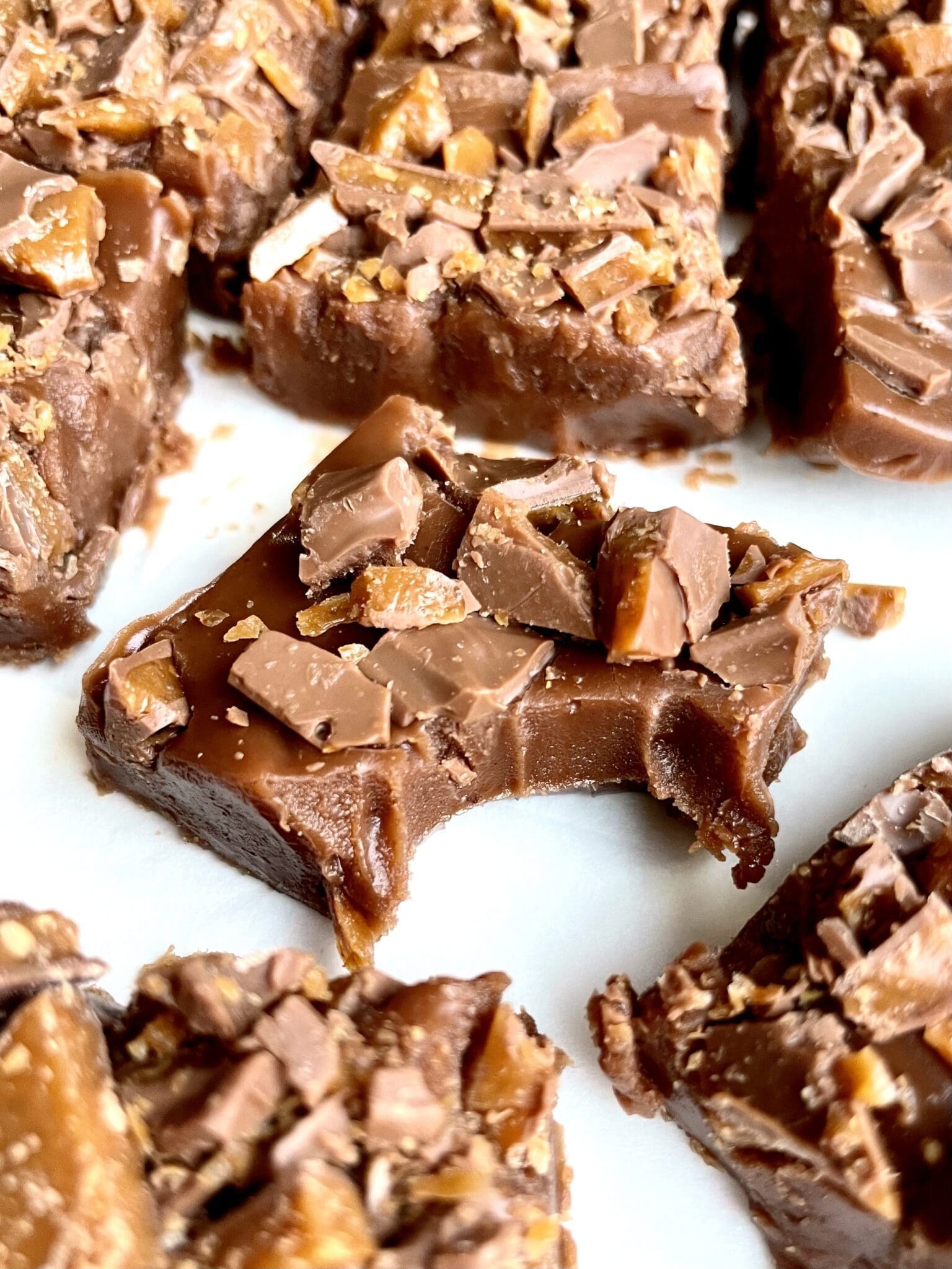 Maraboufudge med Daim Maraboufudge med Daim