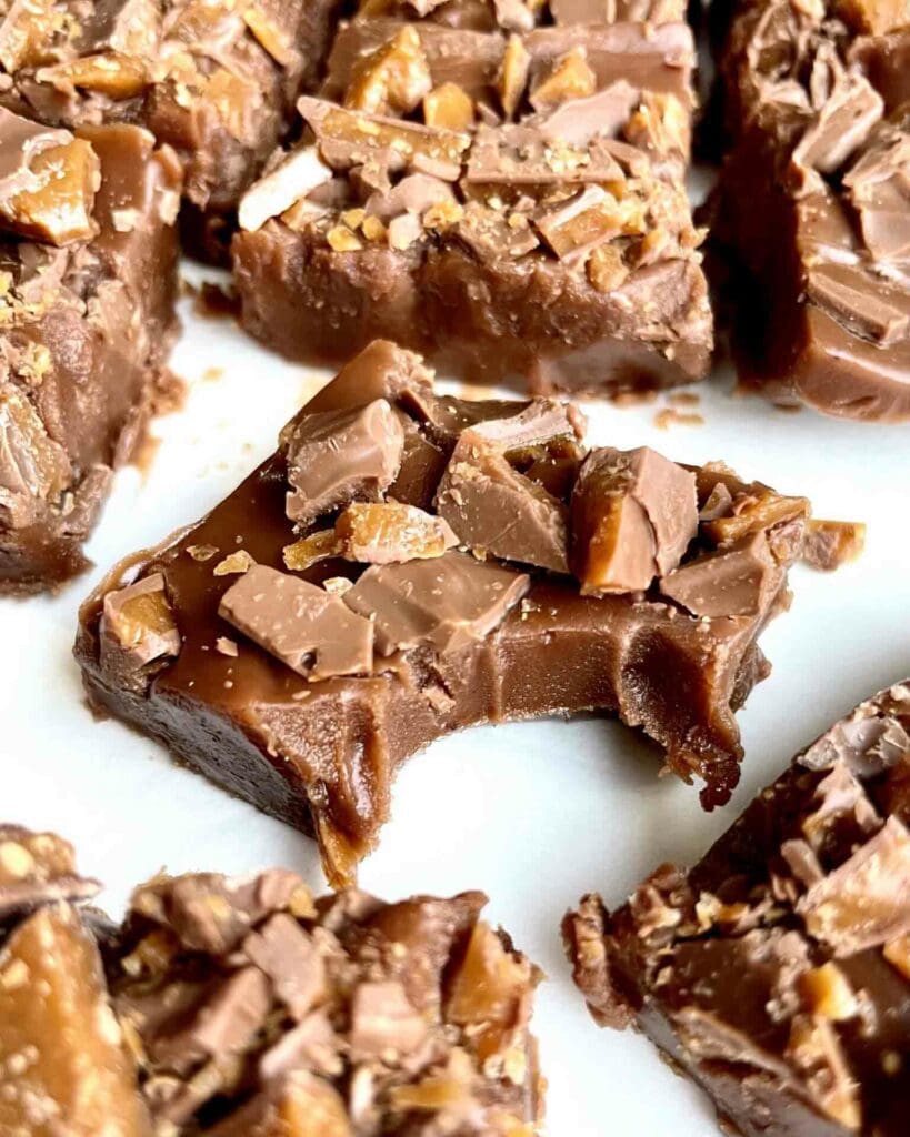 Maraboufudge med Daim 4 Maraboufudge med Daim | Receptskatt
