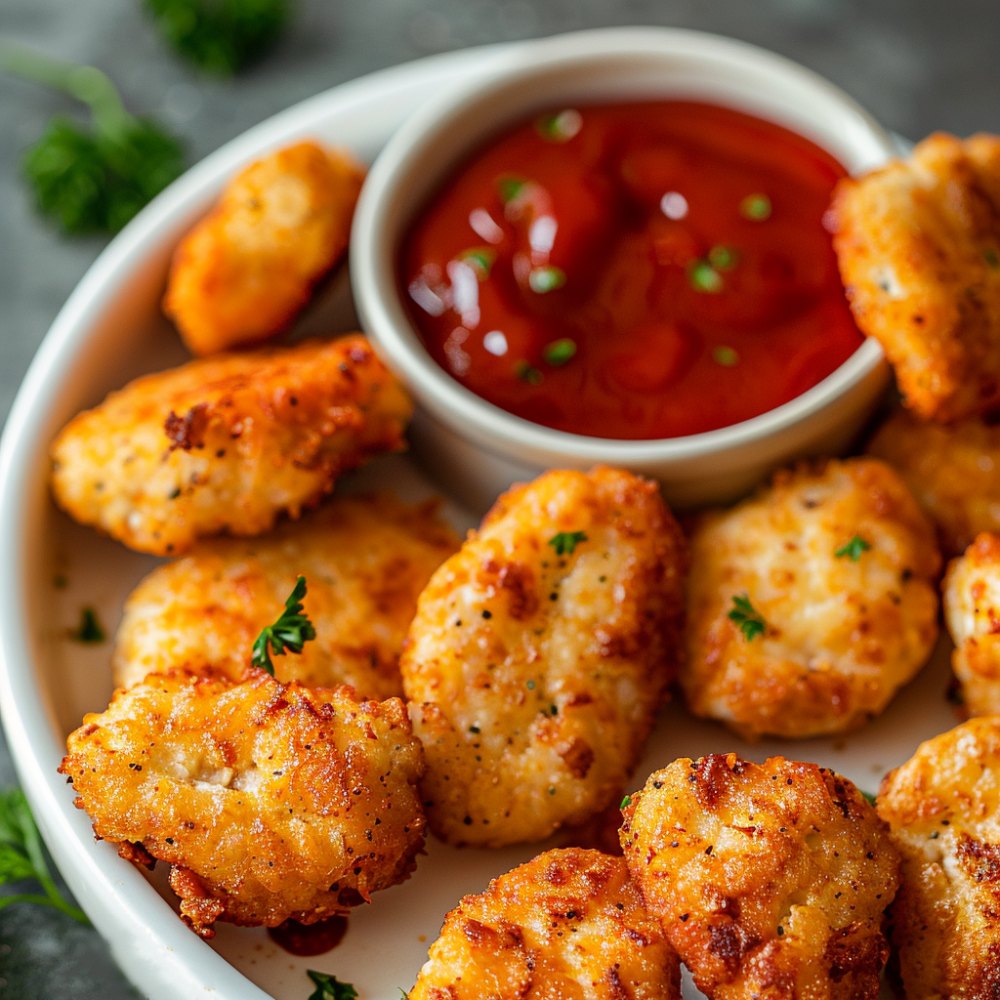 Chicken nuggets i airfryer 4 Chicken nuggets i airfryer | Receptskatt