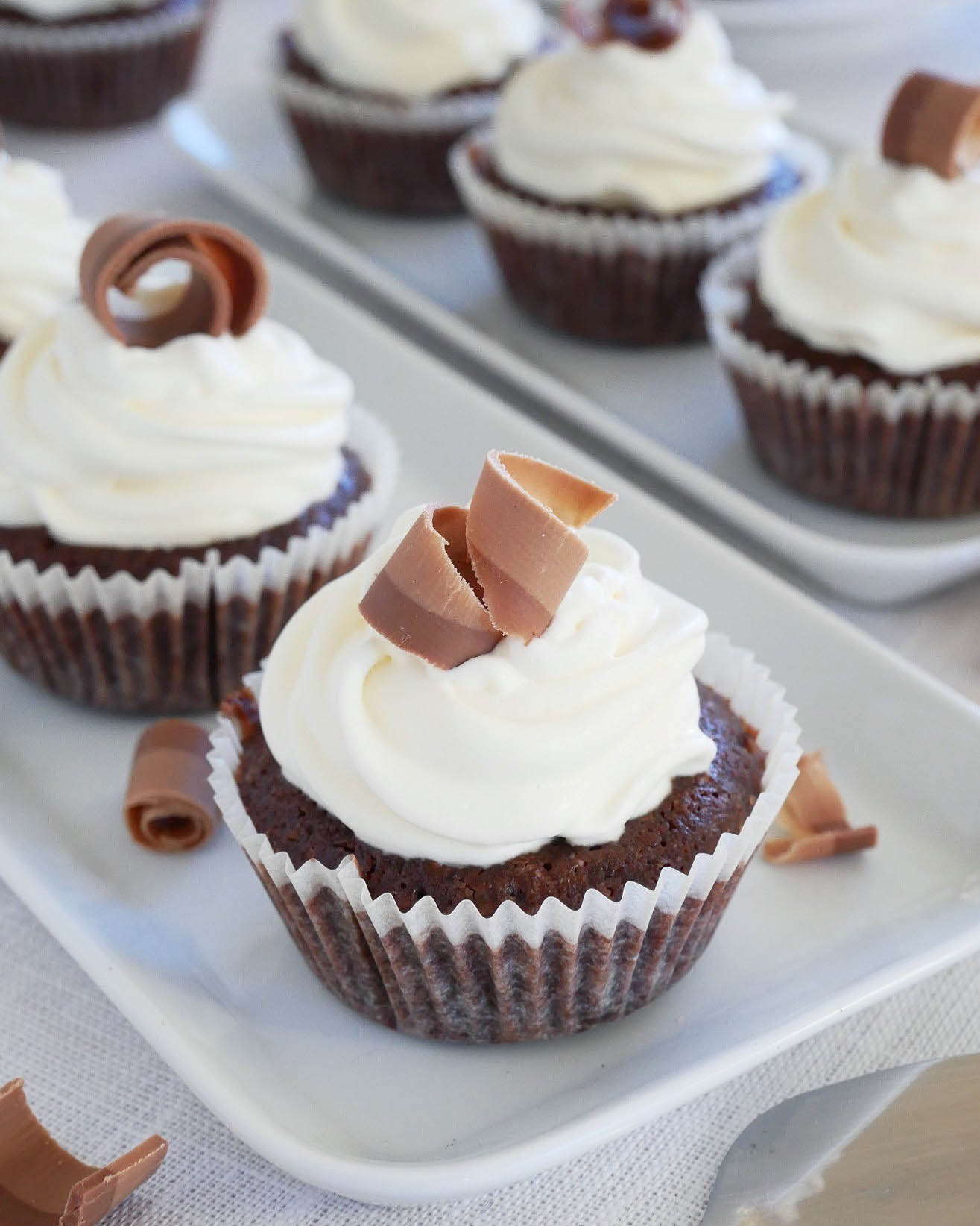 Kladdkakemuffins med nougat Kladdkakemuffins med nougat