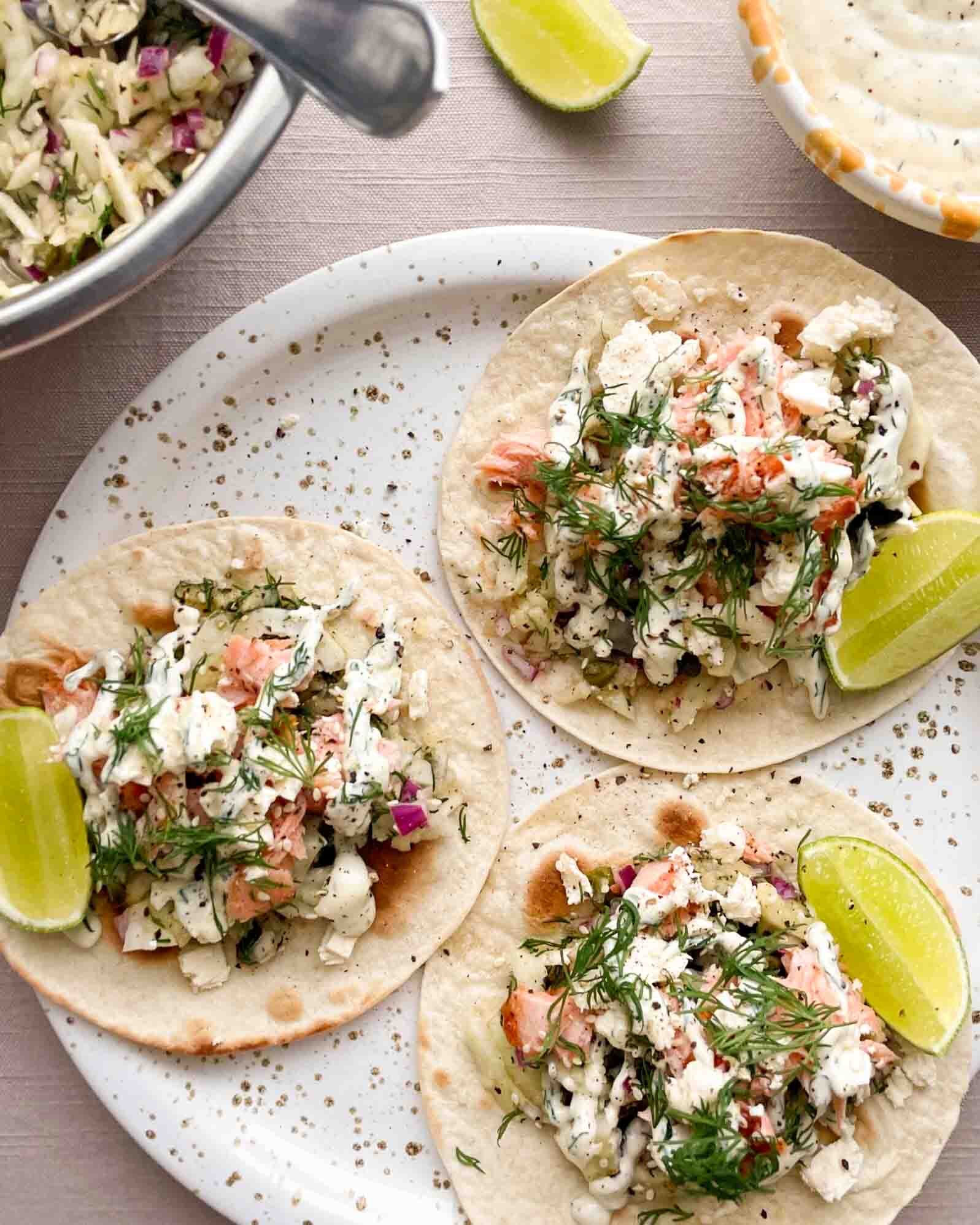 Laxtacos på 10 minuter Laxtacos på 10 minuter