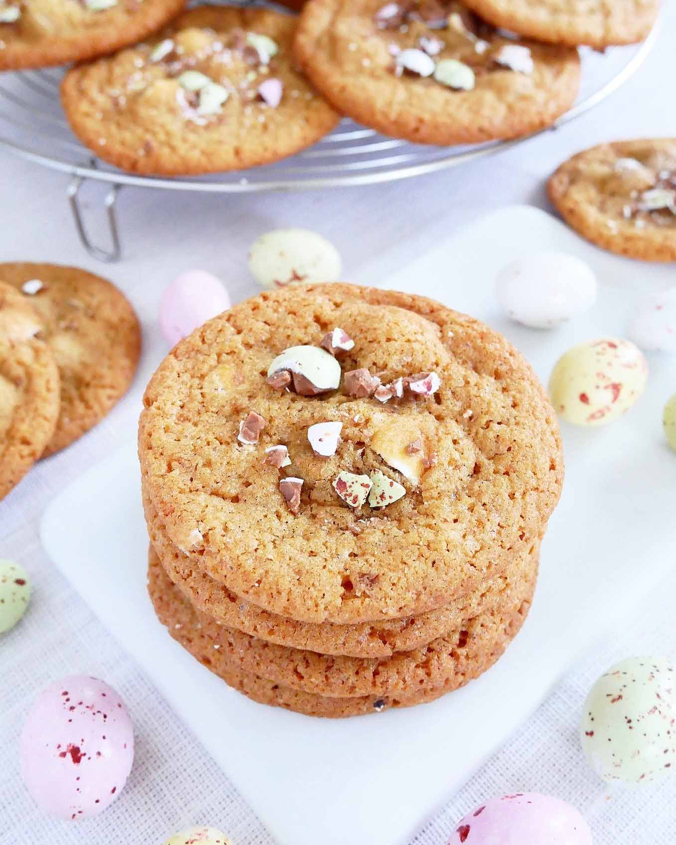Mini egg cookies Mini egg cookies