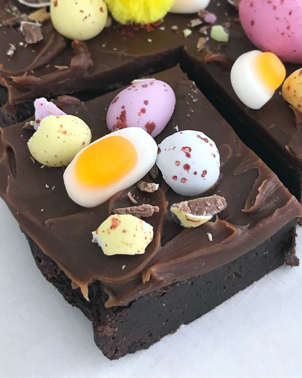 Påskbrownie Påskbrownie