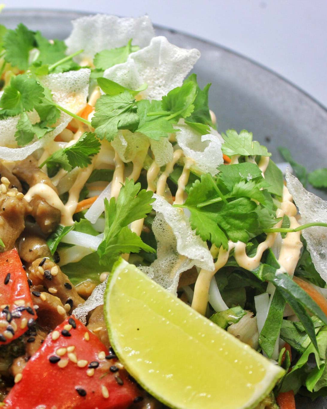 Risnudelsallad Risnudelsallad