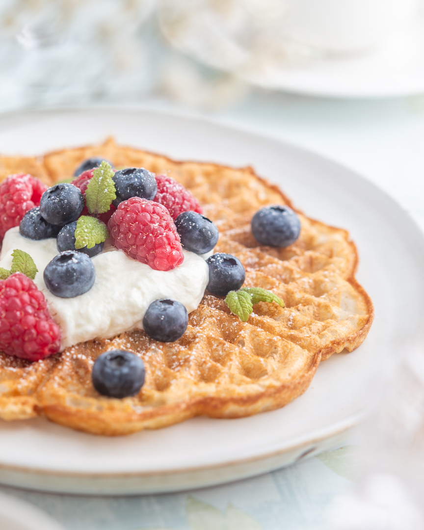 Glutenfria våfflor på 3 ingredienser Glutenfria våfflor på 3 ingredienser