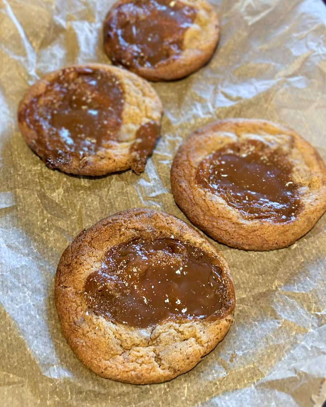 Dulce de leche-cookies Dulce de leche-cookies