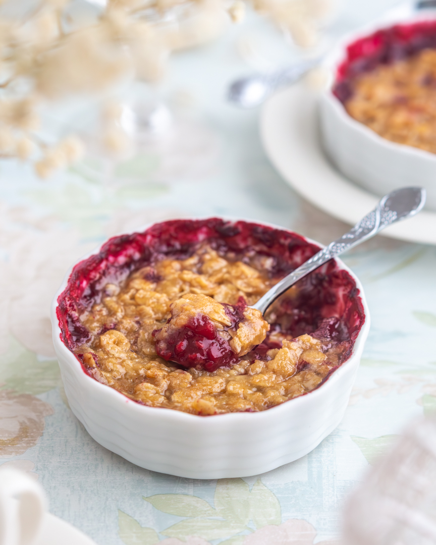 Glutenfri knäckig hallonpaj Glutenfri knäckig hallonpaj