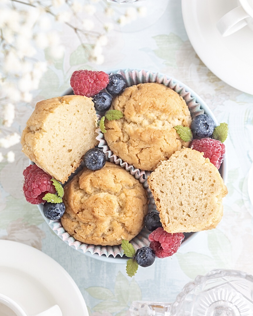 Glutenfria muffins på 4 ingredienser Glutenfria muffins på 4 ingredienser