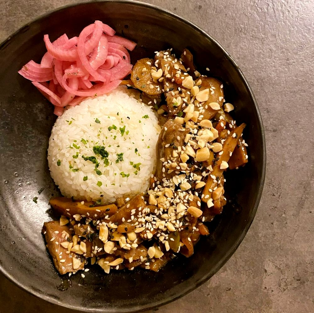 Biff teriyaki Biff teriyaki
