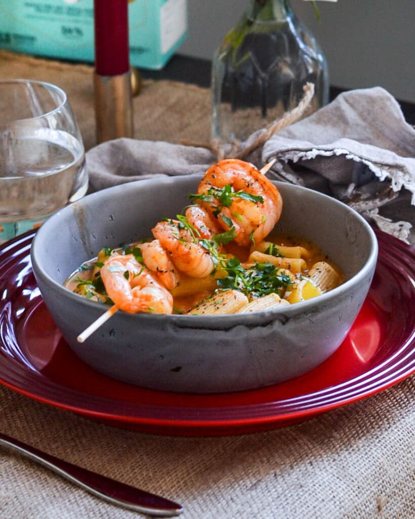 Tomatbaserad scampipasta 7 Tomatbaserad scampipasta | Receptskatt