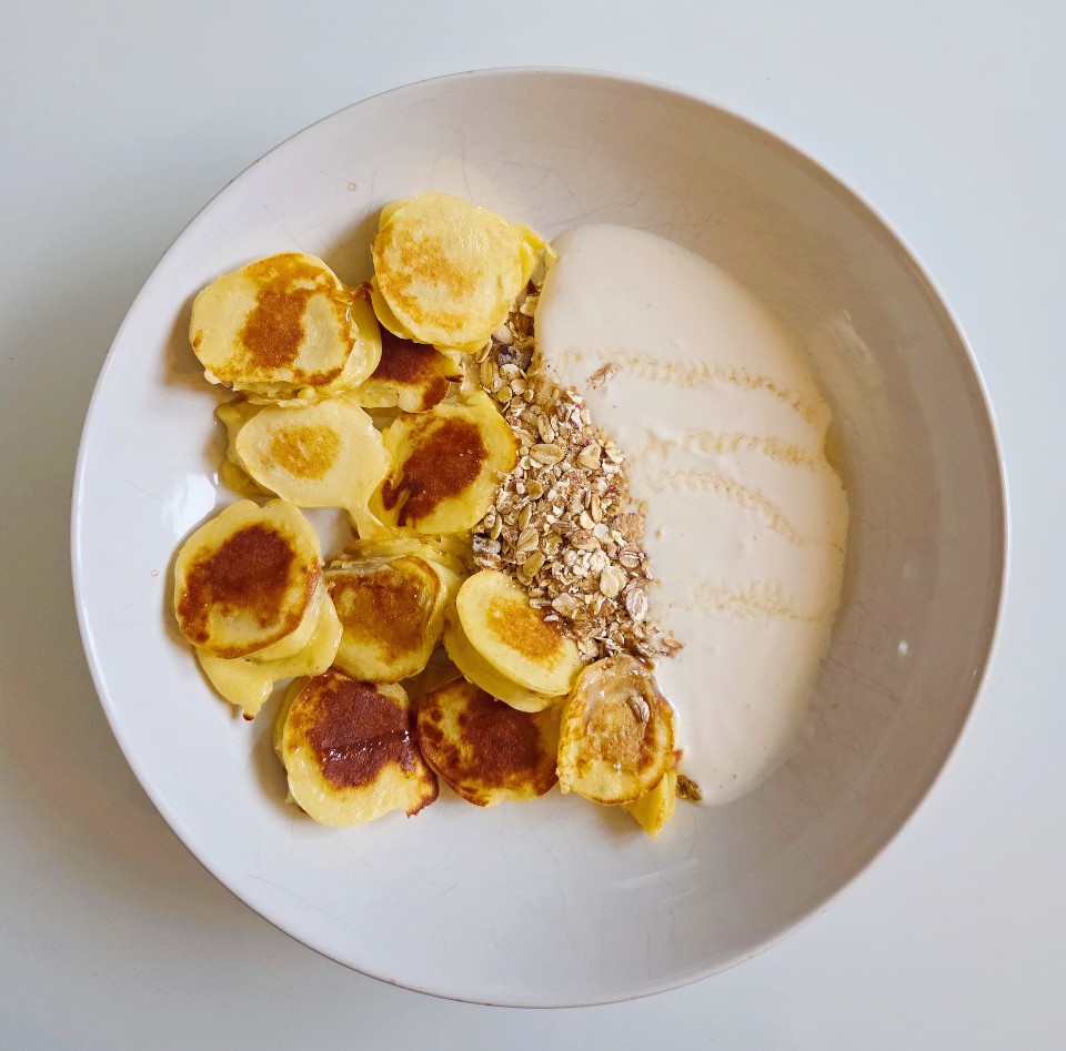 Minibananpannkakor Minibananpannkakor