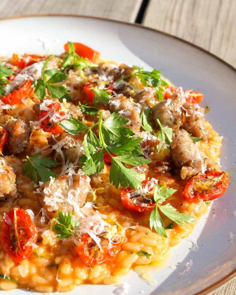 Tomatrisotto med ramslök 14 Tomatrisotto med ramslök | Receptskatt
