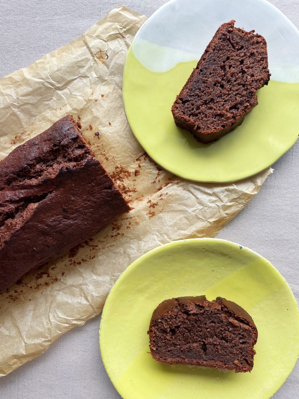 Bananbröd med kakao Bananbröd med kakao