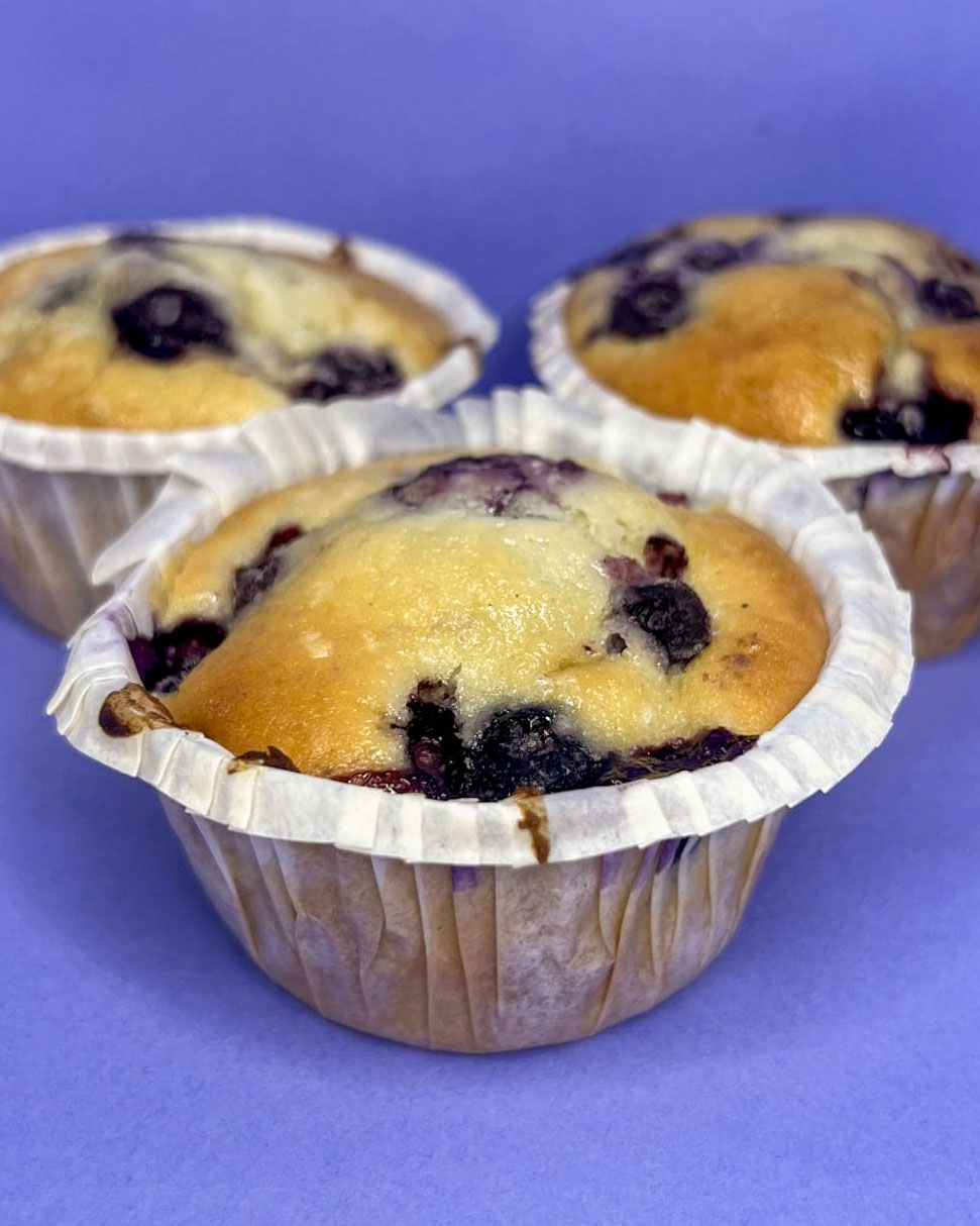 Blåbärsmuffins Blåbärsmuffins