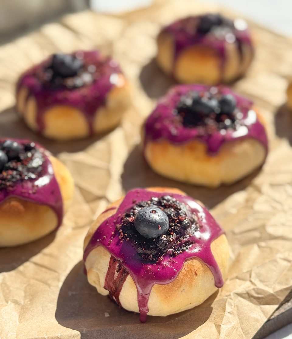 Mandas blåbärsbullar Mandas blåbärsbullar