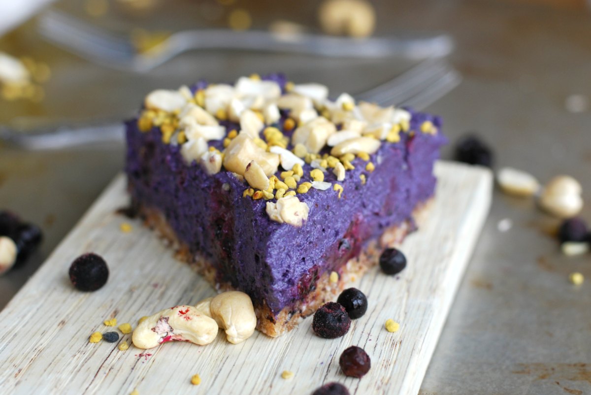 No bake blåbärscheesecake No bake blåbärscheesecake