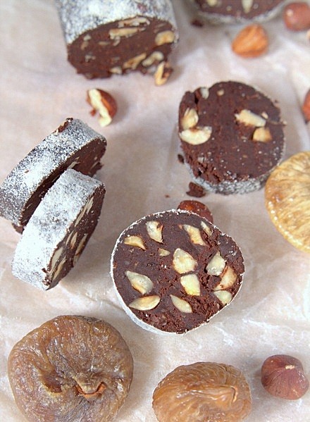 Vegansk chokladlängd med nötter 7 Vegansk chokladlängd med nötter | Receptskatt