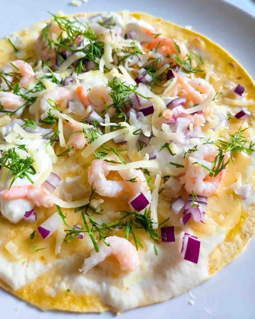 Pizza på västerbottensost och räkor 11 Pizza på västerbottensost och räkor | Receptskatt