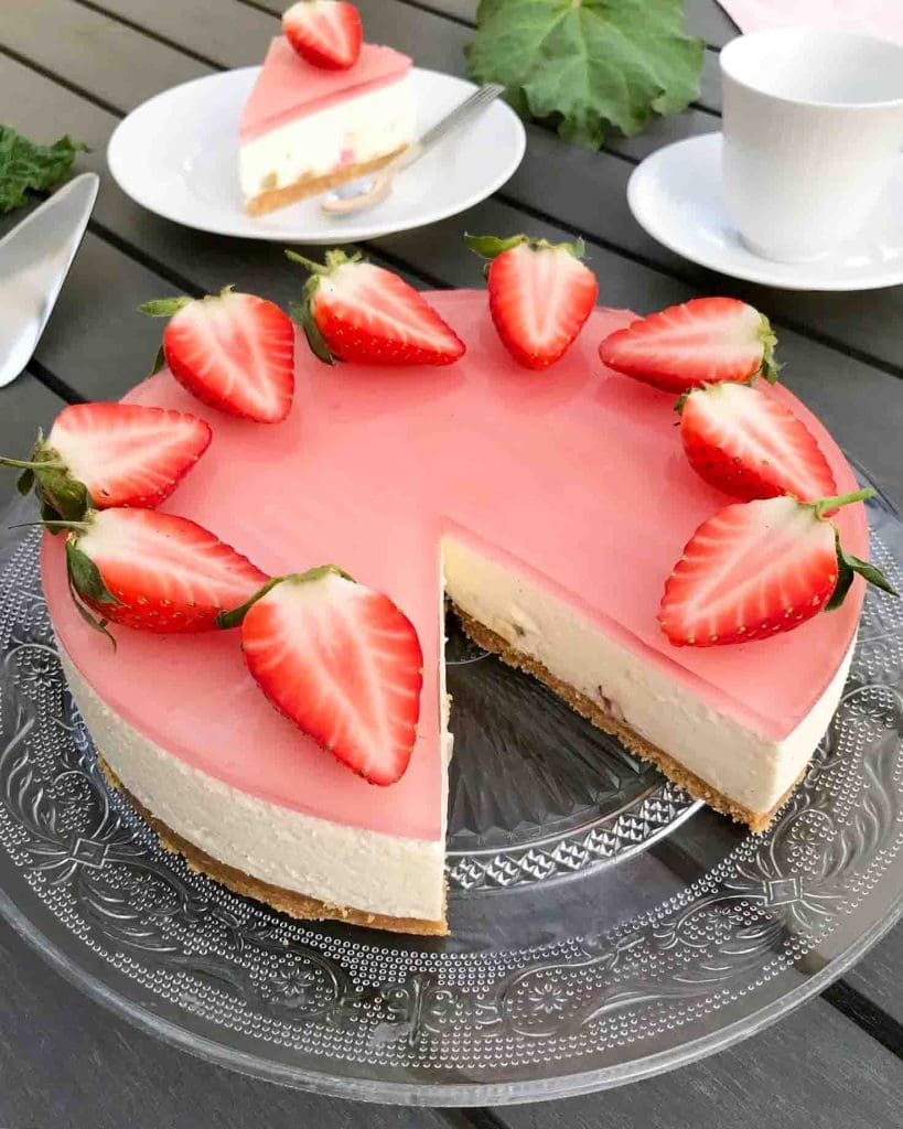 Rabarbercheesecake 17 Rabarbercheesecake | Receptskatt