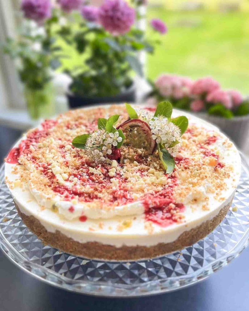 Fryst vaniljcheesecake med passionsfrukt 15 Fryst vaniljcheesecake med passionsfrukt | Receptskatt