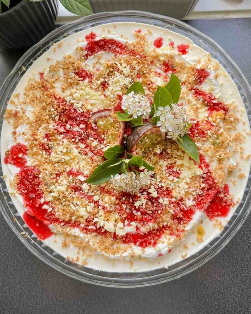 Fryst vaniljcheesecake med passionsfrukt 16 Fryst vaniljcheesecake med passionsfrukt | Receptskatt