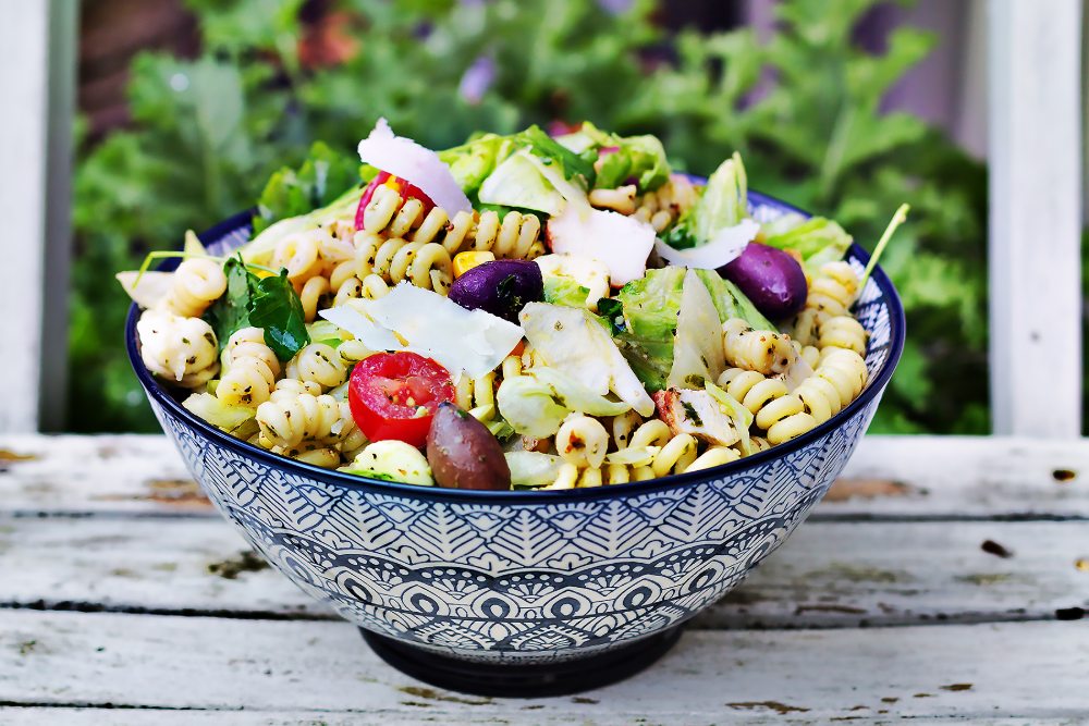 Pastasallad med kyckling Pastasallad med kyckling