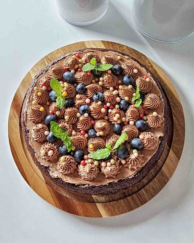 Hasselnötbrownie med nutellafrosting 14 Hasselnötbrownie med nutellafrosting | Receptskatt